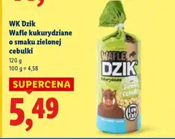 Lidl WK DZIK Wafle kukurydziane o smaku zielonej cebulki oferta