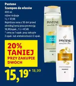 Lidl PANTENE Szampon do włosów oferta
