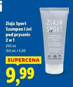 Lidl Ziaja Sport Szampon i żel pod prysznic 2 w 1 oferta