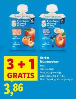 Lidl GERBER Mus owocowy oferta