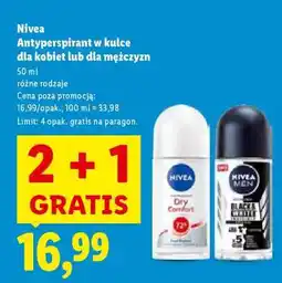 Lidl NIVEA Antyperspirant w kulce oferta
