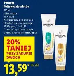 Lidl PANTENE Odżywka do włosów oferta