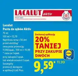 Lidl LACALUT Pasta do zębów Aktiv oferta