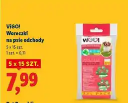 Lidl ViGO! Woreczki na psie odchody oferta