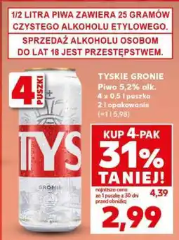 Kaufland Tyskie Gronie oferta