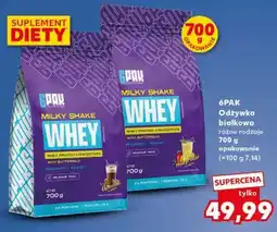 Kaufland 6PAK Odżywka białkowa różne rodzaje 700 g opakowanie oferta
