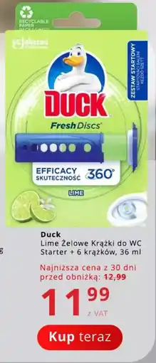 Poczta Polska Duck Lime Żelowe Krążki do WC Starter + 6 krążków, oferta