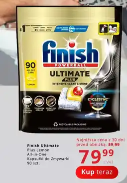 Poczta Polska Finish Ultimate Plus Lemon All-in-One Kapsułki do Zmywarki oferta