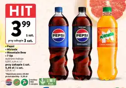 Intermarche Pepsi / Mirinda / Mountain Dew / 7 up oferta