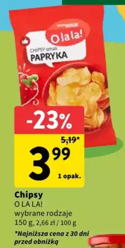 Intermarche Chipsy o la la! oferta