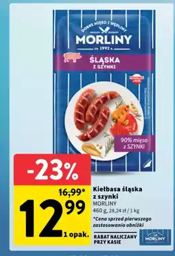 Intermarche Kiełbasa śląska z szynki morliny oferta
