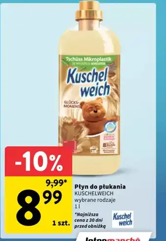 Intermarche Płyn do płukania kuschelweich oferta