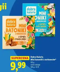 Lidl Mini batoniki z nerkowca Dobra Kaloria oferta