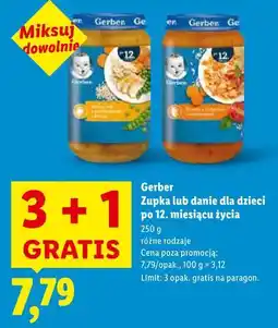 Lidl Zupka lub danie Gerber oferta