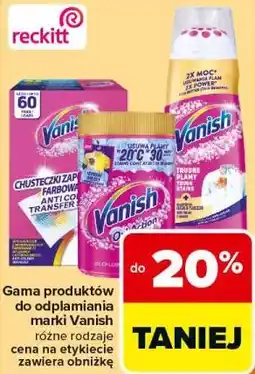 Carrefour Produkty do odplamiania Vanish oferta