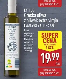 ALDI Oliwa z oliwek extra virgin Lyttos oferta