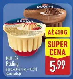 ALDI Pudding różne rodzaje Müller oferta
