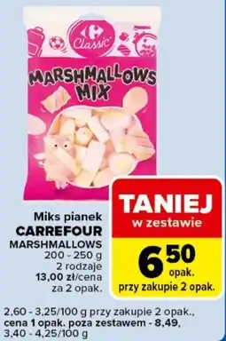 Carrefour Express Miks pianek CARREFOUR MARSHMALLOWS oferta