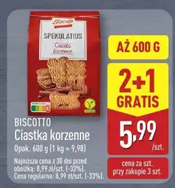 ALDI Ciastka korzenne BISCOTTO oferta