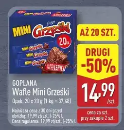 ALDI Wafle Mini Grzeski GOPLANA oferta