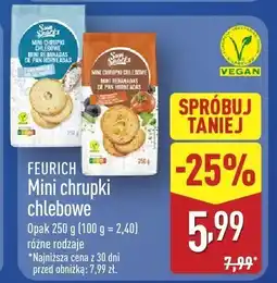 ALDI Mini chrupki chlebowe Feurich różne rodzaje oferta