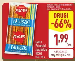ALDI Paluszki Fanex zeranskie słone oferta