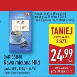 ALDI Kawa mielona Barissimo Mild oferta