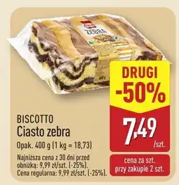 ALDI Ciasto Biscotto zebra oferta