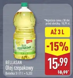 ALDI Olej rzepakowy BELLASAN oferta