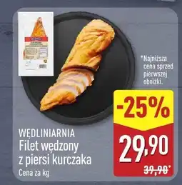 ALDI Filet wędzony z piersi kurczaka WĘDLINIARNIA oferta