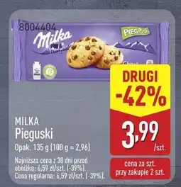 ALDI Ciastka pieguski MILKA oferta