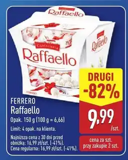 ALDI Praliny Raffaello FERRERO oferta