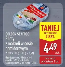 ALDI Filety z makreli w sosie pomidorowym GOLDEN SEAFOOD oferta