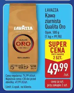 ALDI Kawa ziarnista Qualita Oro LAVAZZA oferta