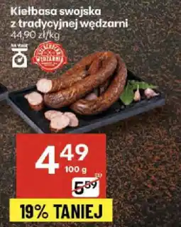 Delikatesy Centrum Kiełbasa swojska z tradycyjnej wędzarni oferta
