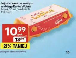 Delikatesy Centrum Jaja z chowu na wolnym wybiegu Kurka Wolna oferta