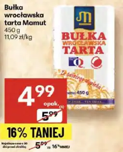 Delikatesy Centrum Bułka wrocławska tarta Mamut oferta