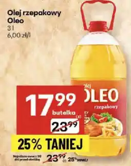 Delikatesy Centrum Olej rzepakowy Oleo oferta