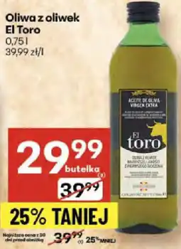 Delikatesy Centrum Oliwa z oliwek El Toro oferta