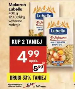 Delikatesy Centrum Makaron Lubella oferta