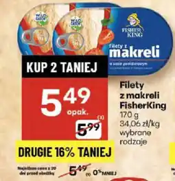 Delikatesy Centrum Filety z makreli FisherKing oferta