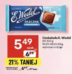 Delikatesy Centrum Czekolada E. Wedel oferta