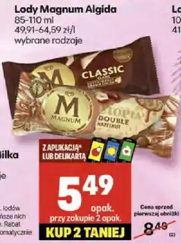 Delikatesy Centrum Lody Magnum Algida oferta