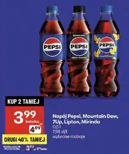 Delikatesy Centrum Napój Pepsi, Mountain Dew, 7Up, Lipton, Mirinda oferta