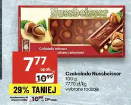 Delikatesy Centrum Czekolada Nussbeisser oferta