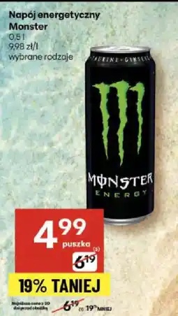 Delikatesy Centrum Napój energetyczny Monster oferta