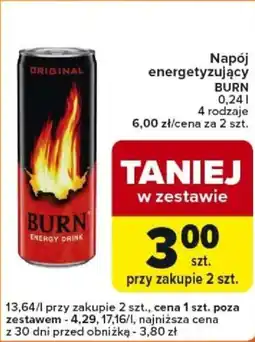 Carrefour Express Napój energetyzujący BURN oferta