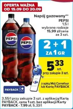 Carrefour Express Napój gazowany PEPSI oferta
