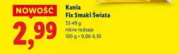 Lidl Fix Smaki Świata Kania różne rodzaje oferta