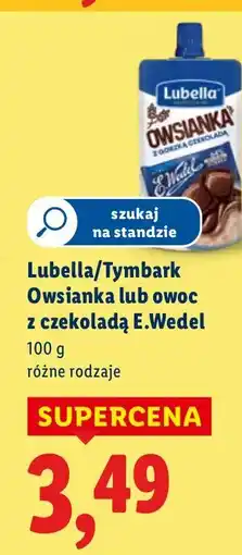 Lidl Owsianka lub owoc z czekoladą E.Wedel Lubella oferta